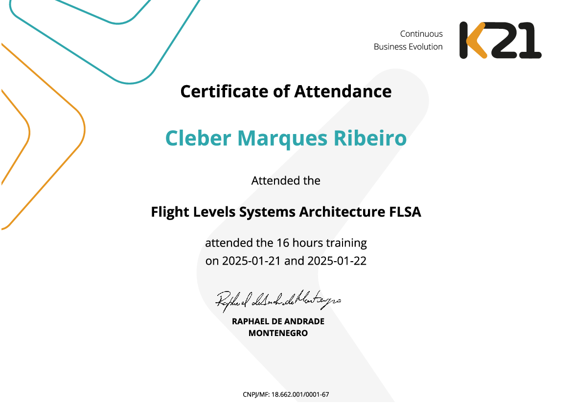 Certificado K21